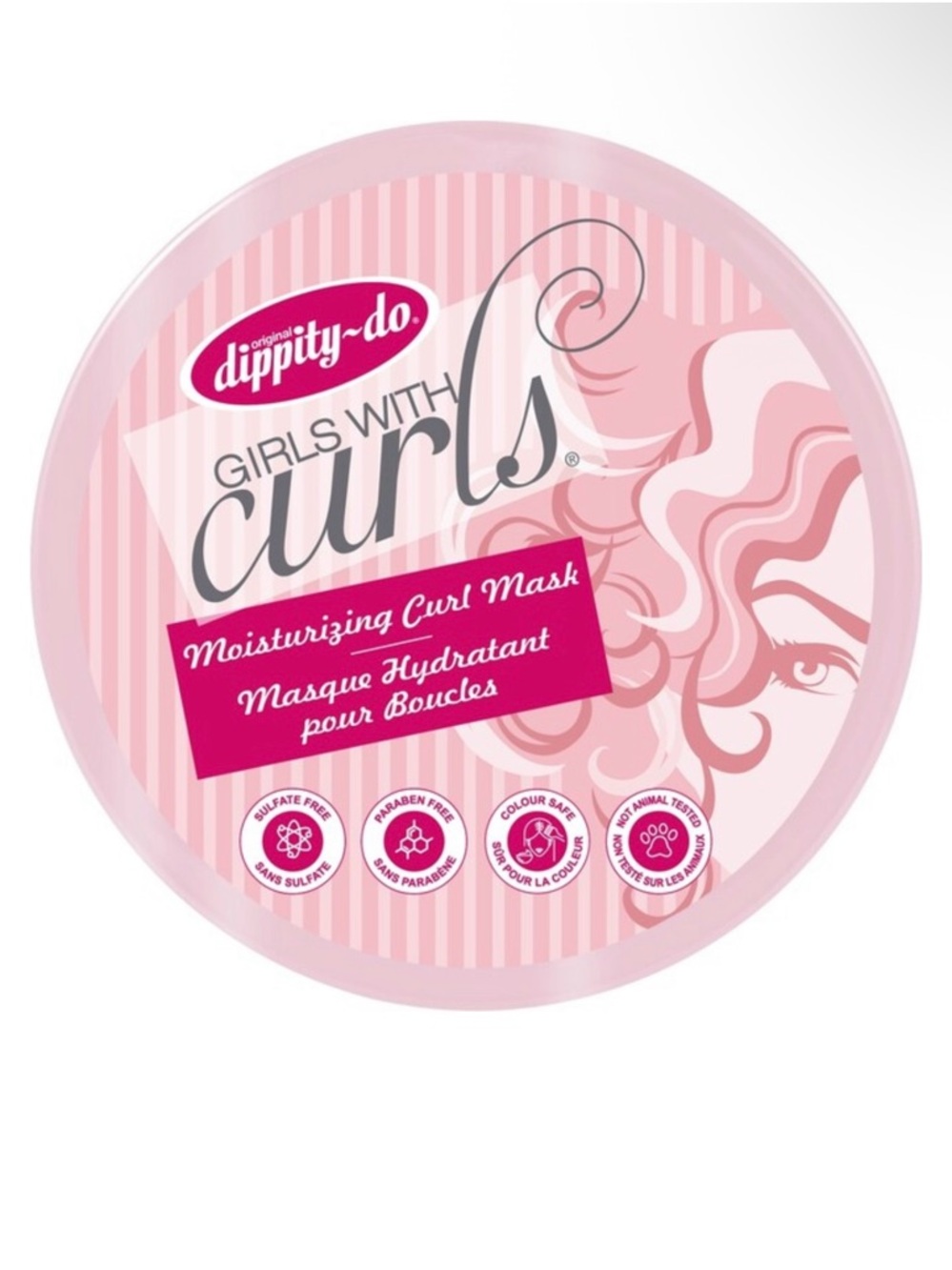 Girls With Curls Moisturizing Curl Mask - Pink